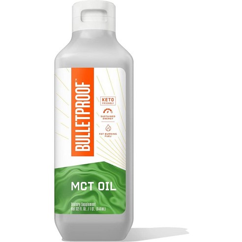 C10 C8 오일로 만든 방탄 MCT 오일 16온스 에너지 위한 케토, 16 Fl Oz (Pack of 1), 1개, 473ml