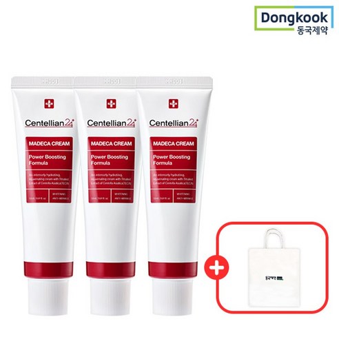 동국제약 마데카크림 시즌4 50ml 3개+쇼핑백 증정_P304350563, 단품, 단품