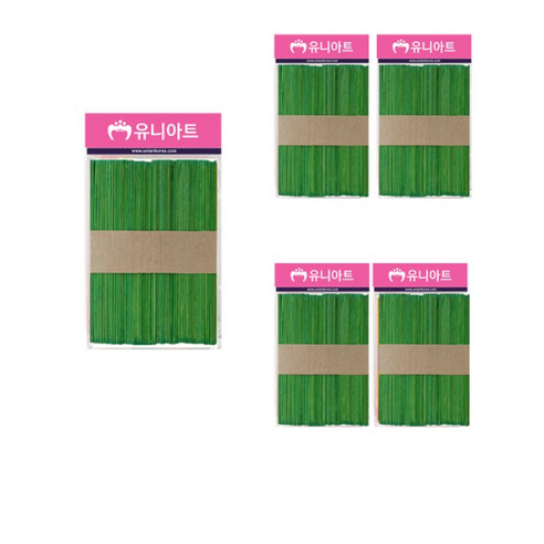 유니아트 2500 하드바 막대 대 50p, 초록, 10개입
