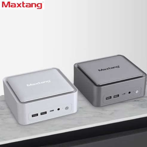 [CY] Maxtang NUC 미니 PC 라이젠 R5-6600H 데스크톱 고성능 오피스게임 DDR5 WIFI6 mini pc USB4듀얼하드디스크2.5G포트 PWM산열팬내장, 0GB, 0GB, 화이트