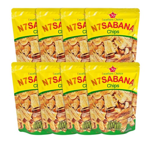 엔세븐 사바나칩, 100g, 8개