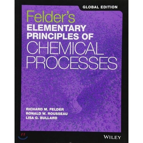 Felder’s Elementary Principles of Chemical Processes, John Wiley & Sons 
사회 정치