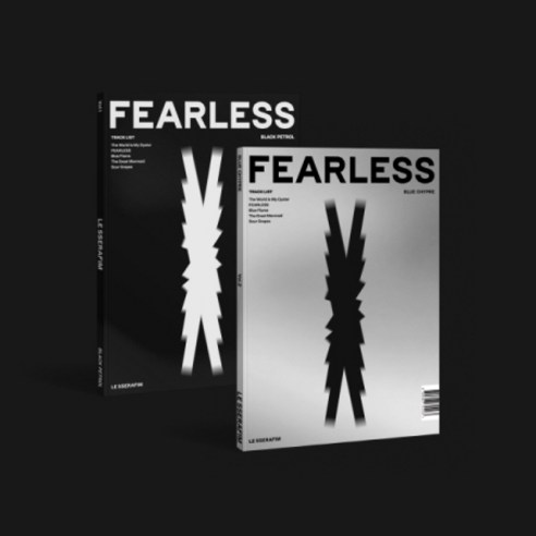 르세라핌 LE SSERAFIM FEARLESS 1집 포토북버전 모노크롬부케버전 버전선택, 포스터없음