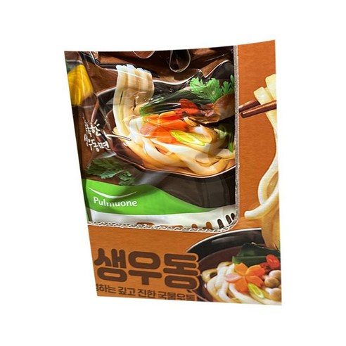 풀무원 수타식 즉석생우동 195g x 10