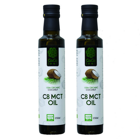 코코리프 유기농 MCT 오일 C8 250 mL x 2병, 2개, 250ml