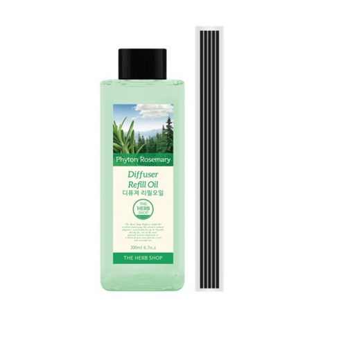 더허브샵 디퓨저 리필 오일, 피톤 로즈마리, 200ml, 1세트