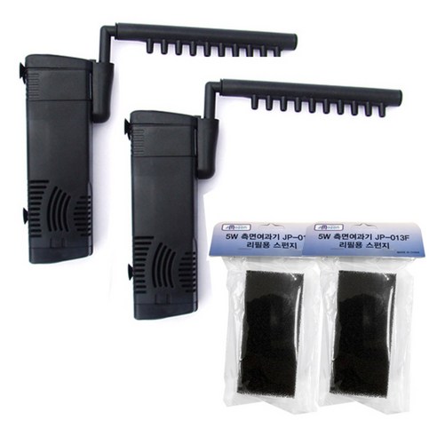 아마존 측면여과기 JP-013F + 교체형필터 2p, 5W, 1세트
