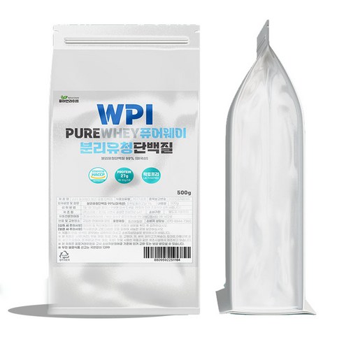 WPI 퓨어웨이 분리유청 단백질분말 스푼증정, 500g, 1개