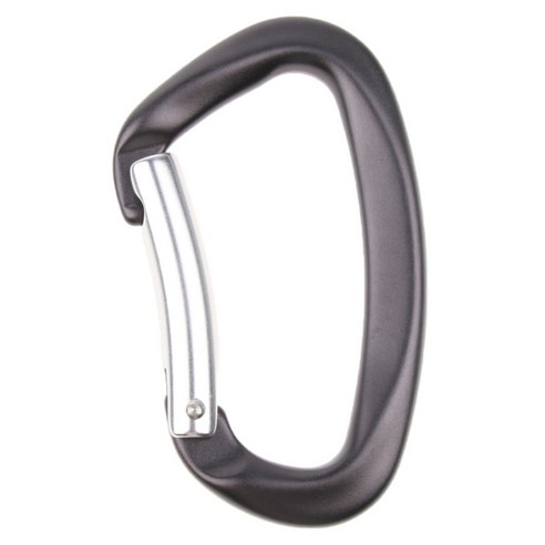 배낭 키 후크를 등반에 대 한 12KN 알루미늄 봄 클립 Carabiner 버클, 회색, 알루미늄 합금