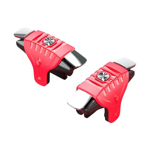 Monland F01 휴대폰 버튼 모바일 게임 트리거 컨트롤러 핸들 보드(빨간색), 빨간색, ABS+아연 합금