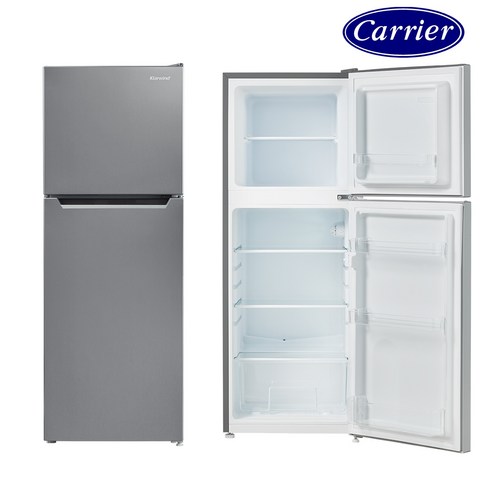 클라윈드 신제품 소형 일반 냉장고 (138L), 실버 메탈