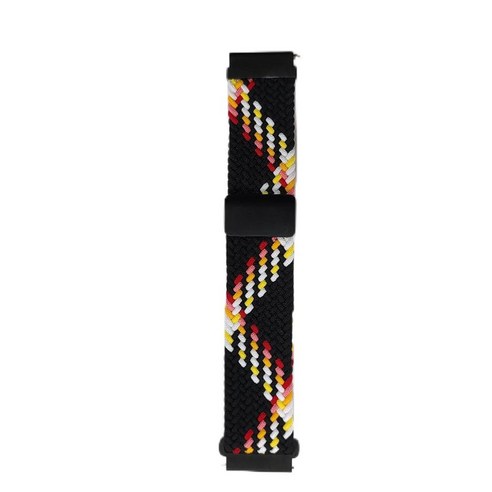 Watchband，Sports watch band，Nylon watch band，Quick release watch band，Magnetic watch band 20mm 22mm, Black Rainbow_22mm