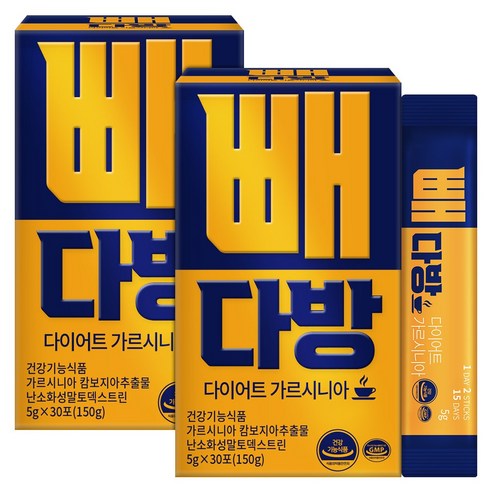 순수식품 빼다방 커피 다이어트 음료 가르시니아 방탄커피 MCT오일 5000mg*120포 체지방감소 배변활동원활 난소화성말토덱스트린 2중 건강기능식품, 5g, 120개