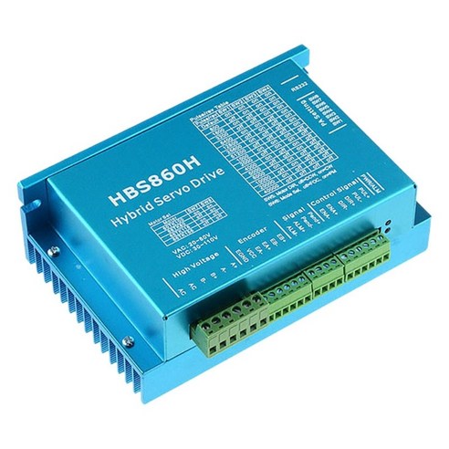 Xzante HBS86H 폐쇄 루프 서보 모터 드라이버 모터용 RS232 포트가 있는 HBS860H 하이브리드 스테퍼, 파란색