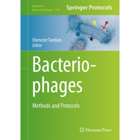 (영문도서) Bacteriophages: Methods and Protocols Hardcover, Humana, English, 9781071635483