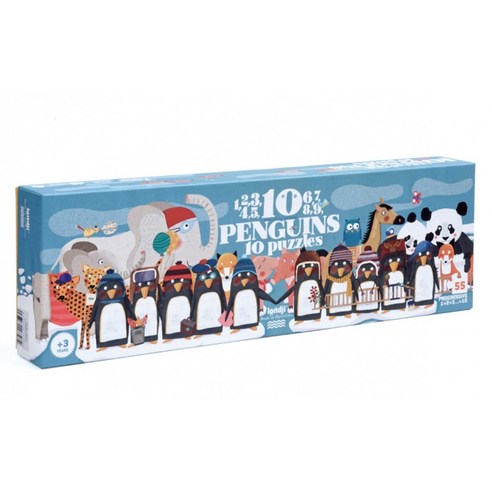 [론지] Puzzle 10 Penguins 펭귄 1 to 10 퍼즐