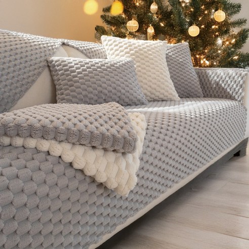 포그니 극세사 겨울 소파패드의 매력 극세사쇼파패드