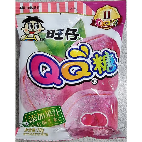 [신중국식품] 큐큐탕 큐큐젤리 과일젤리 복숭아맛, 1개, 70g