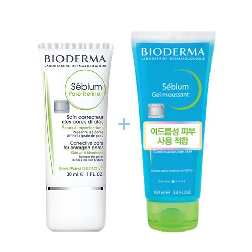 Bioderma 바이오더마 세비엄 포어 리파이너 크림, 60ml, 2개