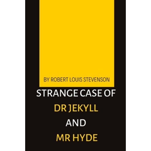 Strange Case of Dr Jekyll and Mr Hyde by Robert Louis Stevenson Paperback, Independently Published, English, 9798748908375