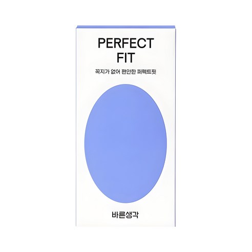 바른생각 퍼펙트핏 콘돔, 12개입, 1개