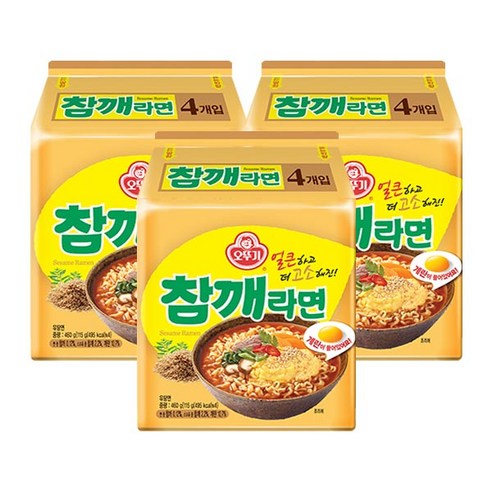 메리박스 오뚜기 참깨라면(12개), 1세트