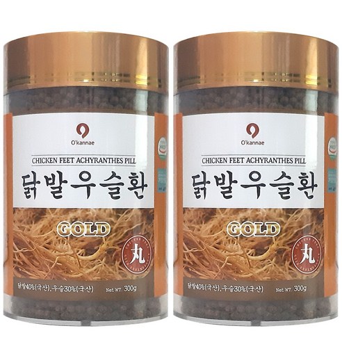 우슬닭발환 골드 300gX2통, 300g, 2개 (메디밴드 1개 /증정)