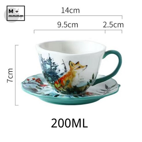 FREELIFE 북유럽 머그컵 세트 예쁜 도자기 VW-252, C-200ML-824
