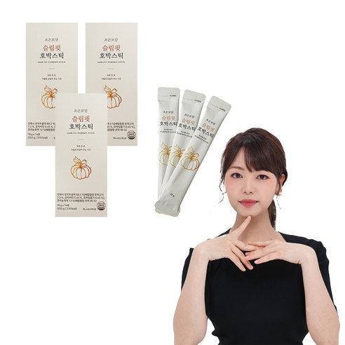 국내산 슬림핏 호박스틱 액상 즙 (간편스틱형) 호박즙 붓기, 18ml, 42개