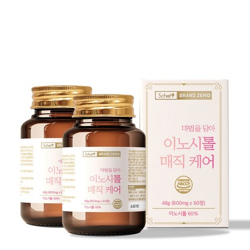 스캇나인 비건 미오 이노시톨 콜린 엽산 매직 케어 60정, 2개