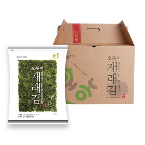 해농 오롯이 재래김 25g, 20개