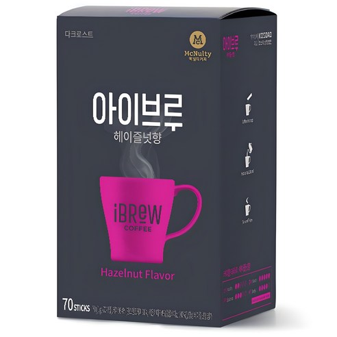 아이브루 헤이즐넛향 원두커피믹스, 1g, 70개입, 1개