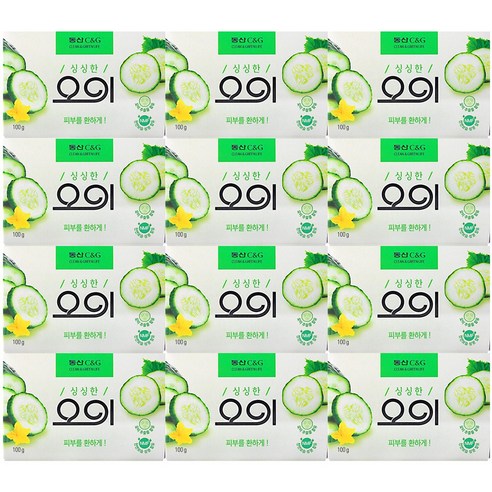 동산씨앤지 오이 비누, 100g, 10개