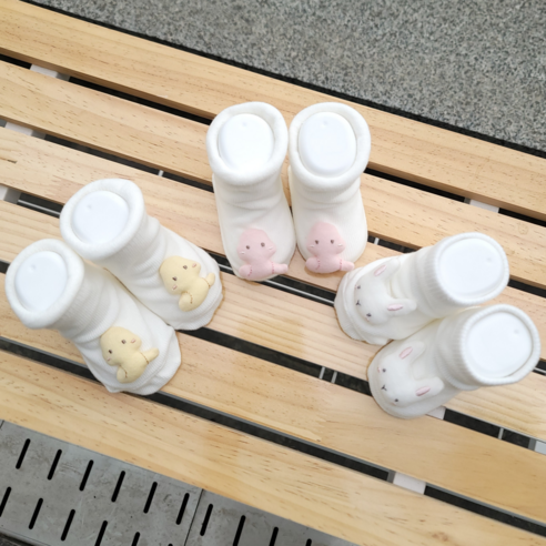 포근한 행복을 선물하세요, 밍크뮤 뱀띠 아기 인형 양말 세트