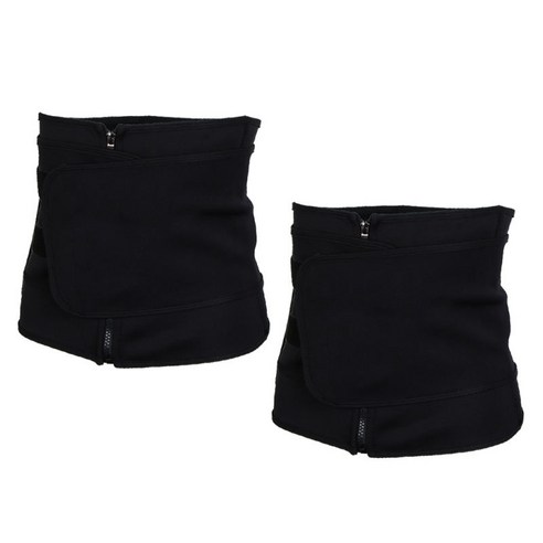 2x 여성용 허리 트레이너 허리 벨트 코르셋 네오프렌 허리 몸통 성형 바디 쉐이핑 Underbust
