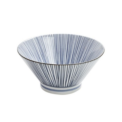 도자기 블루센 V 면기 (대) 19x9.3cm