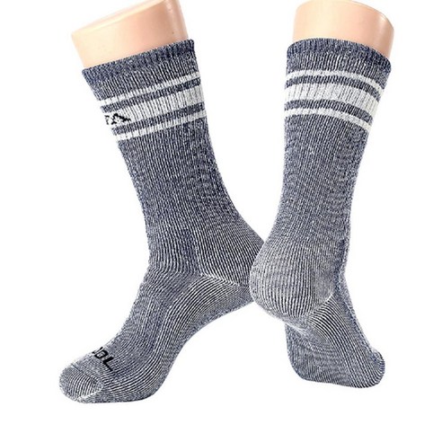 발이 편안한 특허기술 편직 울 소재 양말(L) (네이비) 국내제작 등산용품 등산양말세트 포근한양말 등산양말고급형 산행양말 등산양말보급형 긴목양말 겨울양말 등산양말, 1개