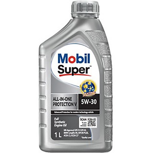 모빌원 Mobil Super 엔진오일 /디젤 가솔린/수입차종, Mobil Super 올인원 프로텍션 5W-30, 5w30, 1l Best Top5