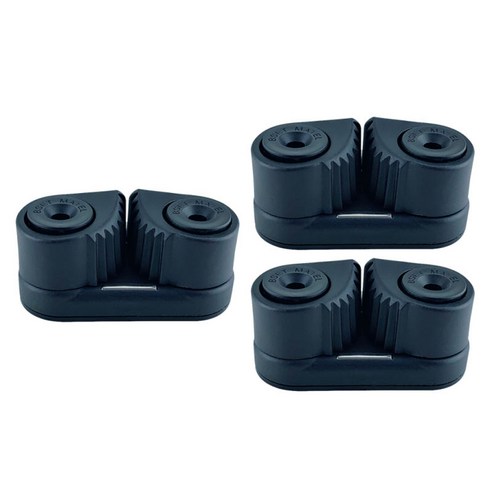 3-12mm 직경에 맞는 항해 장비 용 3x 캠 클리트 캠 Wre 도어. 로프, 나일론, 블랙