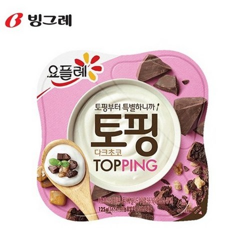 골든싸이]요플레_토핑 다크초코 125g 125g