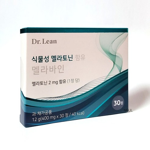 닥터린 식물성 멜라토닌 함유 멜라바인 400mg x 30정 2박스, 2개