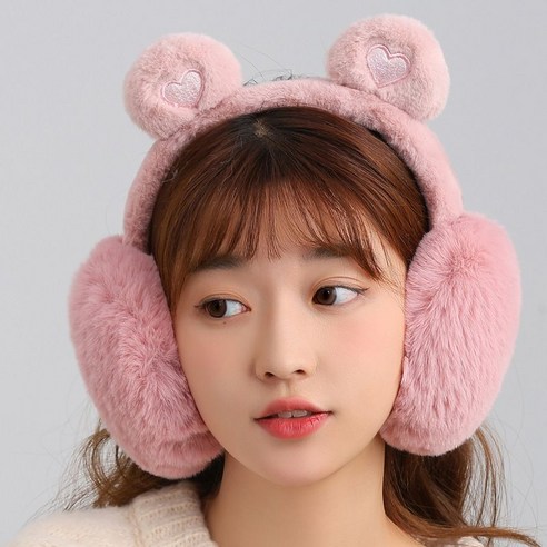 다구 겨울 귀도리 귀마개 곰돌이귀마개 방한 털귀마개