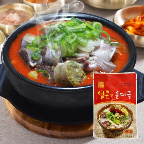 창구식품 얼큰한순대국x5봉, 500g, 5개