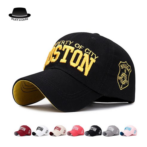 플레이앤케어 남자 여자 보스톤 야구 모자 볼캡 캡모자 CAP01