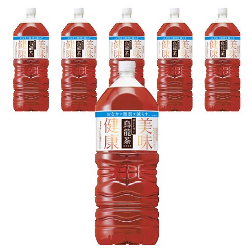 산토리 맛있는 건강 우롱차 2L 6개, 2L