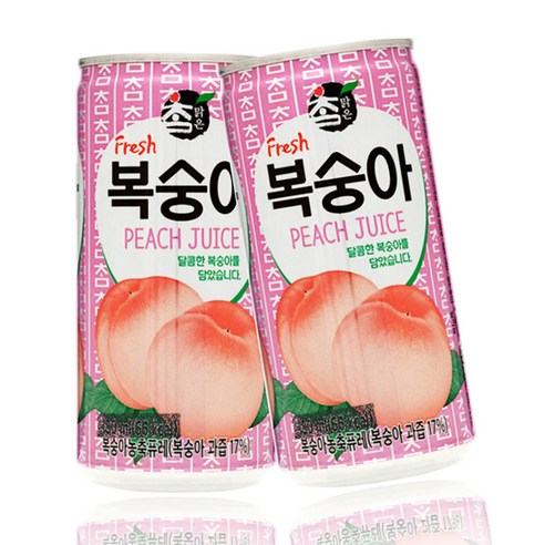 대일 참맑은 복숭아 175mlx30캔, 30개, 150ml