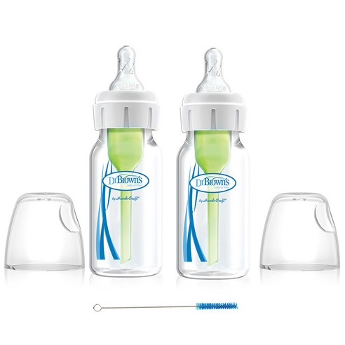 닥터브라운 미국산 프리미 P단계 120ml 젖병 2P, P단계(2개1세트)