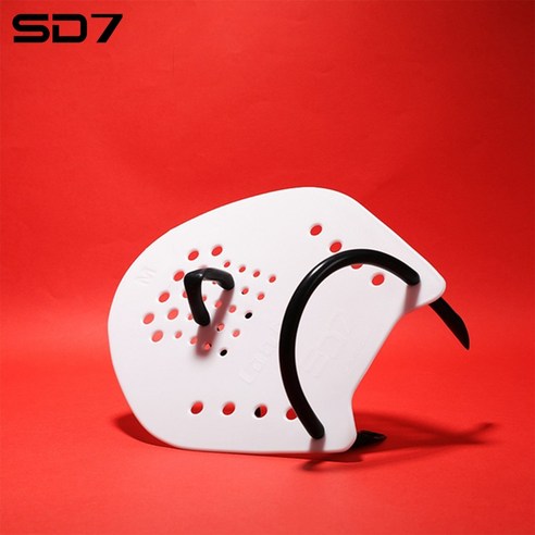 SD7 신형 캐치업2 플래시 수영 패들 훈련용 SGL-PD07, 화이트