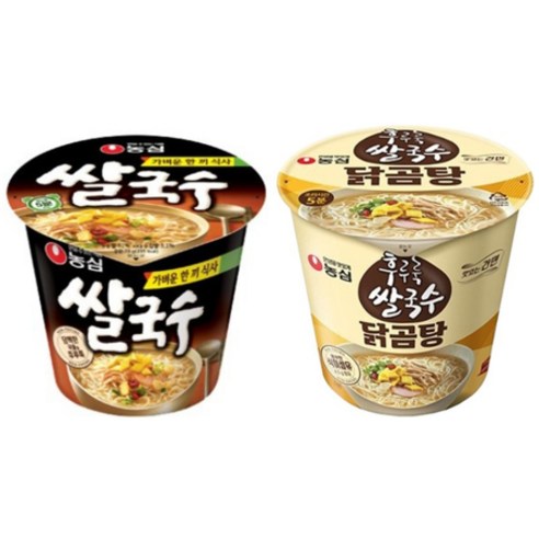 농심 후루룩 쌀국수 닭곰탕, 73g, 24개