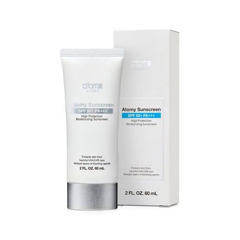 애터미 선크림 화이트 SPF50+PA+++, 60ml, 1개